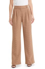 Favorite Daughter Favorite Houndstooth Wide Leg Pants at Nordstrom