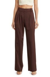 Favorite Daughter Favorite Wide Leg Satin Pants at Nordstrom