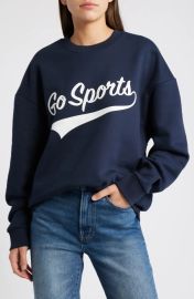 Favorite Daughter Go Sports Sweatshirt in Dark Navy at Nordstrom