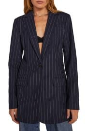 Favorite Daughter The Break Up Oversize Stretch Cotton Blazer at Nordstrom