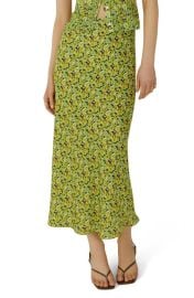 Favorite Daughter The Gwen Floral Satin Skirt at Nordstrom