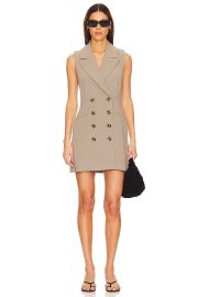 Favorite Daughter The Hailee Sleeveless Coat Minidress at Revolve