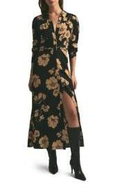 Favorite Daughter The Icon Floral Print Long Sleeve Shirtdress at Nordstrom