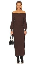 Favorite Daughter The Irene Dress In Coffee at Revolve