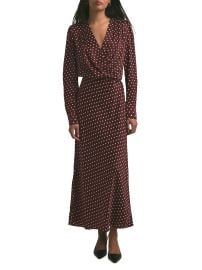 Favorite Daughter The Nita Polka Dot Pleated Maxi Dress at Saks Fifth Avenue