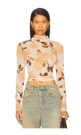 Favorite Daughter The Sheer Fantasy Top In Bare Roses at Revolve