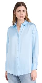 Favorite Daughter The Smooth Ex-Boyfriend Shirt Sky Blue XL at Shopbop