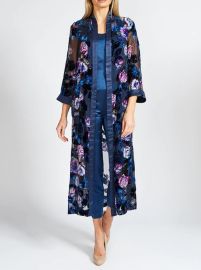 Favour Brook Kimono Coat in Carrick Silk Devore at Favour Brook