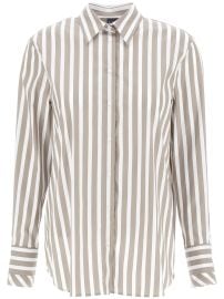 Fay Striped Shirt Green at Farfetch