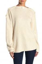 Faye Button Knit Sweater Top at Nordstromrack