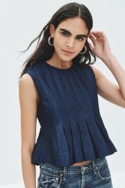 Fayetta Embossed Tank Top at Rent the Runway