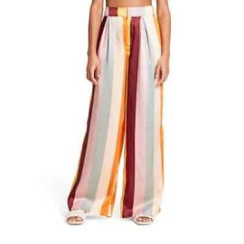 Fe Noel Target Mixed Vertical Stripe Print Wide Leg Pants - Size Small NEW w TAG eBay at eBay