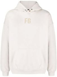 Fear Of God logo-print Pullover Hoodie - Farfetch at Farfetch