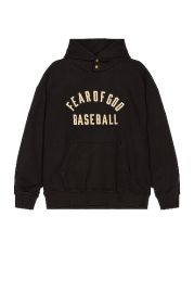 Fear of God Baseball Hoodie in Black  FWRD at Forward