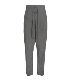 Fear of God Wool Drawstring Eternal Trousers in melange titanium at Harrods