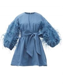 Feather Detail Flared Dress by Valentino at Matches