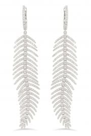 Feather Diamond Earrings by Nicole Rose at Nicole Rose