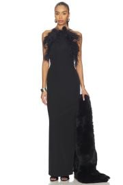 Feather Gown at Revolve