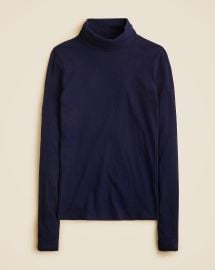 Feather Jersey Turtleneck For Women JCrew at J. Crew