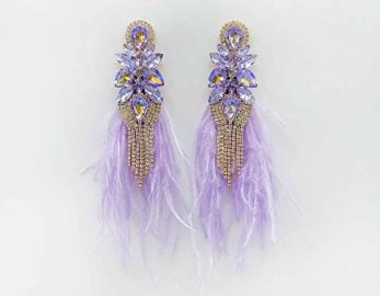 Feather Luxe Earrings at Paparazzi Ready