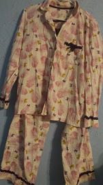 Feather Print Pajamas at eBay