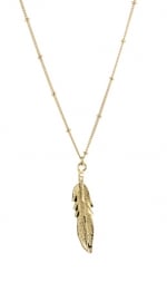 Feather necklace by Peggy Li at Peggy Li