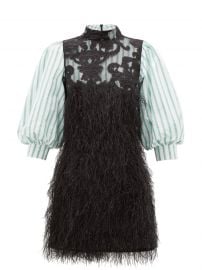 Feathery Cotton Dress by Ganni at Matches