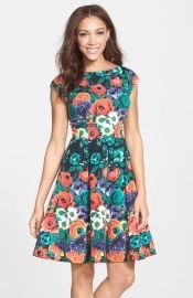 Felicity and Coco Floral Stretch Dress at Nordstrom