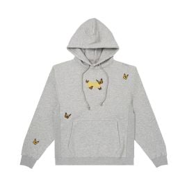 Felt Butterfly Hoodie Grey at The Drop