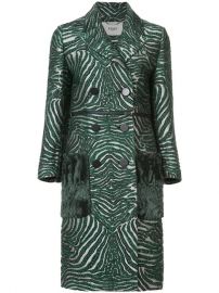 Fendi Double Breasted Zebra Coat  5 050 - Buy Online SS18 - Quick Shipping  Price at Farfetch