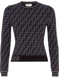 Fendi FF Crew Neck Jumper - at Farfetch