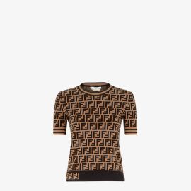 Fendi Fabric FF Motif Sweater at Fendi