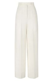 Fendi High Waist Wool Silk Wide Leg Pants at Nordstrom