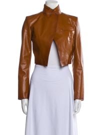 Fendi Leather Bolero Jacket at The Real Real