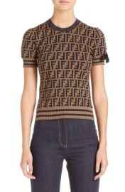 Fendi Logo Knit Top at Nordstrom