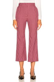 Fendi Micro Madras Wool Pants at FWRD