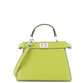 Fendi Peekaboo ISeeU Bag Leather Petite Green 33186759 at Rebag