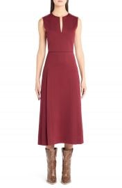 Fendi Pleated A-Line Midi Dress   Nordstrom at Nordstrom