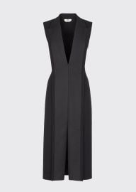 Fendi Plunging-Neck Cady Midi Dress - at Bergdorf Goodman