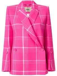 Fendi Pop Tartan Blazer at Farfetch