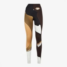 Fendi Rainbow Print Leggings at Fendi