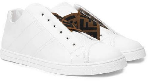 Fendi Reloaded Logo-Trimmed Slip-On Sneakers at Mr Porter