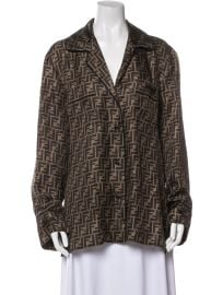 Fendi Silk Printed Pajamas at The Real Real