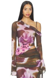 Feners Susurro Top In Moka at Revolve