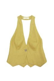 Fenoel Yellow Halle Halter Vest at Fenoel