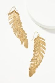 Fern Drop Earrings at Anthropologie