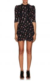 Feroline Floral Silk Dress at Barneys