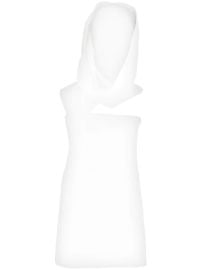 Ferragamo Hooded one-shoulder Mini Dress - Farfetch at Farfetch