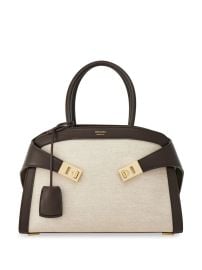 Ferragamo Small Hug Tote Bag Neutrals at Farfetch