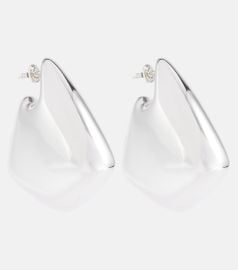 Fin Large sterling silver earrings in silver - Bottega Veneta at Mytheresa